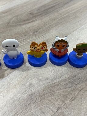 2025 McDonald's Disney 70th Anniversary Figures Lot Goofy Baymax Groot Ahsoka